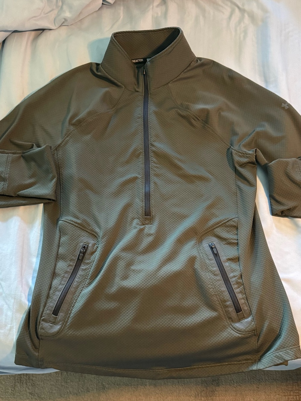 Under Armour Olive Performance Half-Zip Pullover